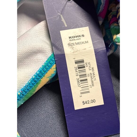 Apt. 9 Womens M Multicolor Aztec Print Bikini Bottom Adjustable Side Ties New - Picture 5 of 6